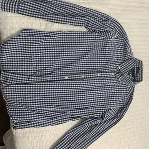 Men’s plaid button down shirt